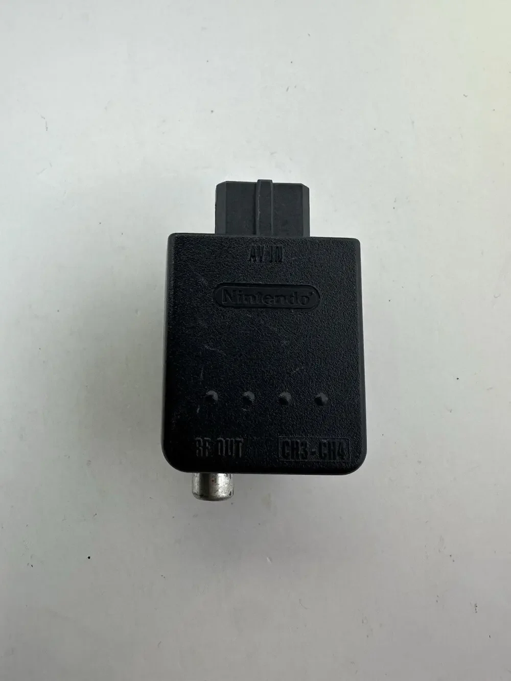 Official OEM Nintendo 64 N64 RF Modulator NUS-003 Adapter Good Shape Ch3-Ch4